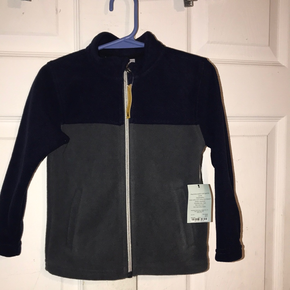 NWT Kids Two-Tone Fleece Jacket